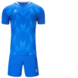 Детская футбольная форма KELME Short-Sleeved Football Suit Blue
