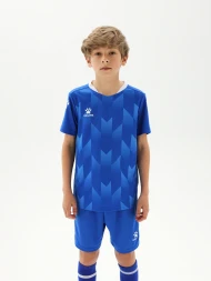 Детская футбольная форма KELME Short-Sleeved Football Suit Blue