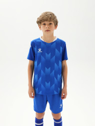 Детская футбольная форма KELME Short-Sleeved Football Suit Blue