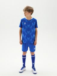 Детская футбольная форма KELME Short-Sleeved Football Suit Blue
