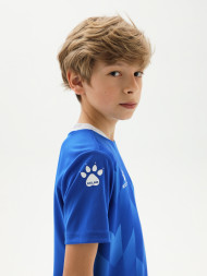 Детская футбольная форма KELME Short-Sleeved Football Suit Blue