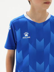 Детская футбольная форма KELME Short-Sleeved Football Suit Blue