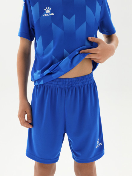 Детская футбольная форма KELME Short-Sleeved Football Suit Blue