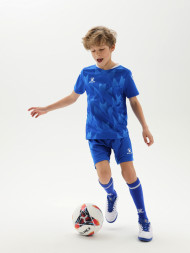 Детская футбольная форма KELME Short-Sleeved Football Suit Blue