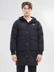 Пуховик KELME Mid Length Down Jacket Black