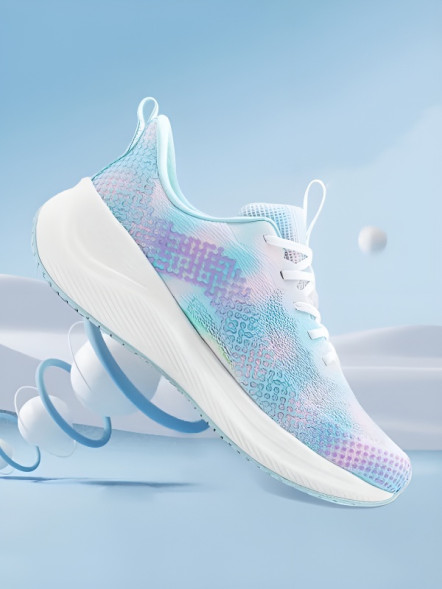 Кроссовки KELME Men's/Women's Sneakers (White/Light Blue)