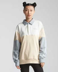 Свитшот KELME Lapel Sweater (Beige/White)