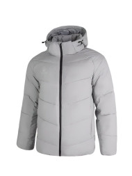 Пуховик KELME Hooded Short Padded Jacket Grey