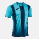 ФУТБОЛКА С КОРОТКИМ РУКАВОМ TIGER VIII БИРЮЗОВЫЙ НЕОНОВЫЙ ТЕМНО-СИНИЙ