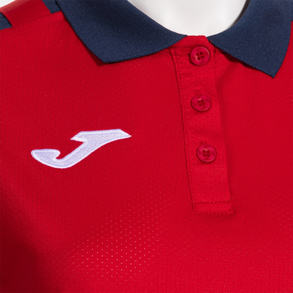 POLO MANGA CORTA LIDER ROJO MARINO