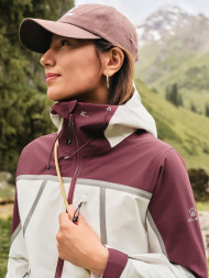Ветровка KELME Single-layer Windproof Jacket (White/Burgundy)