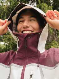 Ветровка KELME Single-layer Windproof Jacket (White/Burgundy)