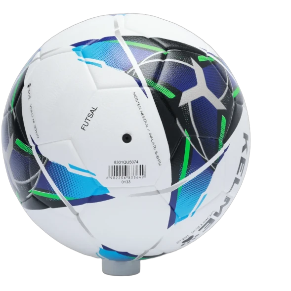 Мяч KELME Indoor Low Bounce Football (Thermal Bonding) (White/Blue)