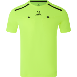 Футболка судейская JÖGEL DIVISION PerFormDRY Referee Tee, желтый неон