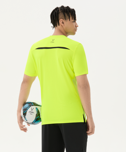 Футболка судейская JOGEL DIVISION PerFormDRY Referee Tee, желтый неон