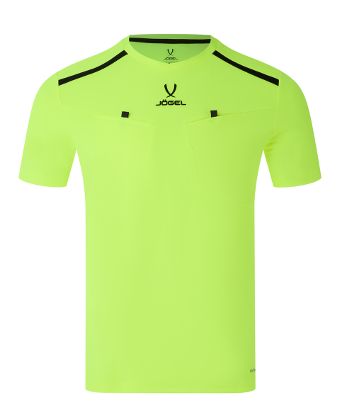 Футболка судейская JOGEL DIVISION PerFormDRY Referee Tee, желтый неон