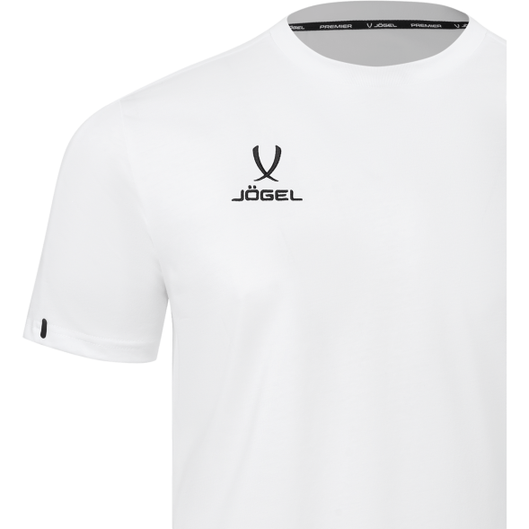 Футболка тренировочная JÖGEL PREMIER PerFormDRY TRN CVC Tee, белый
