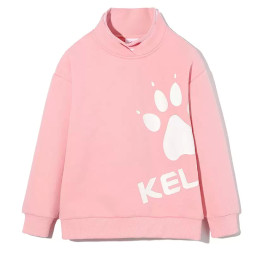 Детский свитшот KELME Girl's Round Neck Sweater Pink