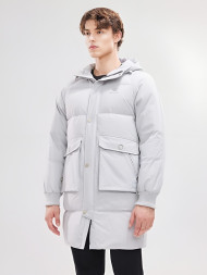 Пуховик KELME Mid Length Down Jacket Grey