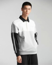 Свитшот KELME Lapel Sweater (Grey/White)