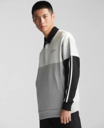 Свитшот KELME Lapel Sweater (Grey/White)