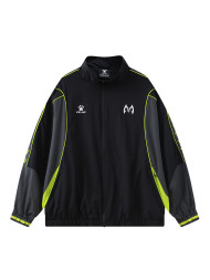Ветровка KELME Woven Coat (Black/Light Green)