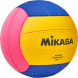 Мяч для водного поло MIKASA WP555D р 5, муж, резина, вес 400-450гр  дл  окр 68-71см, жел-син-роз