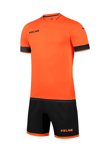 Футбольная форма KELME Short Sleeve Football Set (Orange/Black)