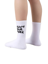 Носки (4 пары) KELME Casual Socks (Pack Of 4 Pairs) (Black/White)