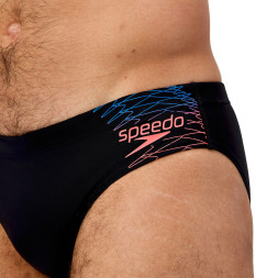 Плавки SPEEDO Medley Logo 7сm Brief, 8-0973918964, р.28 (рос.44), нейлон, эластан, черный