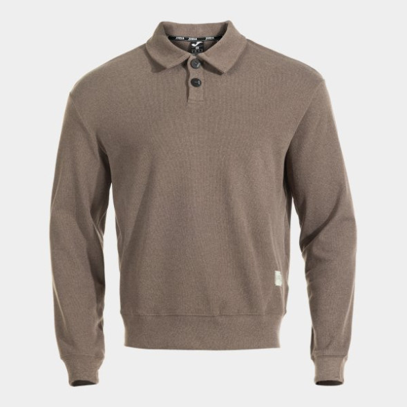 POLO MANGA LARGA MIMETIC MARRÓN