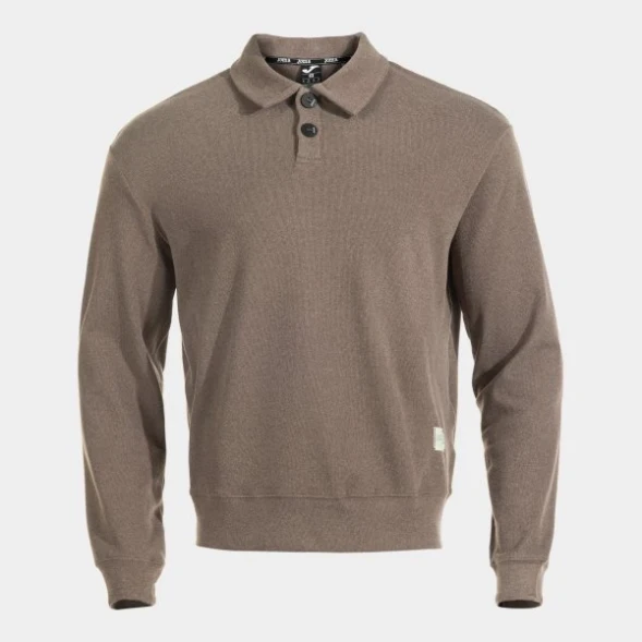 POLO MANGA LARGA MIMETIC MARRÓN