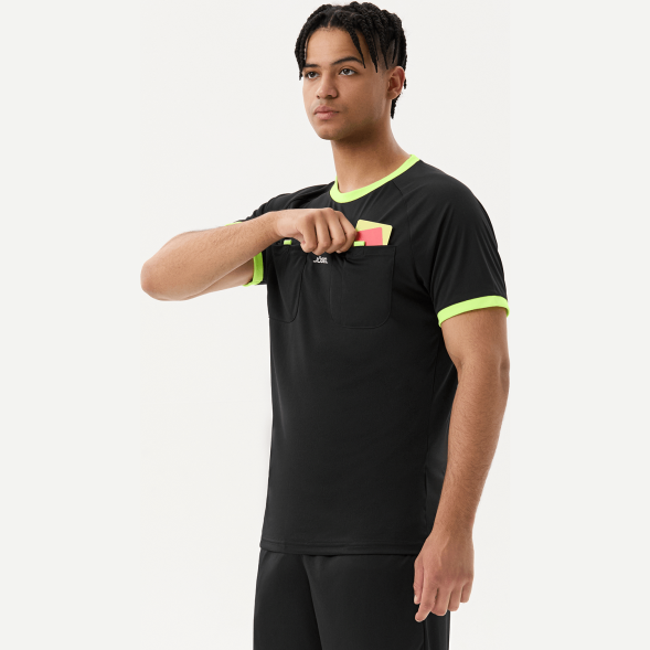 Футболка судейская JOGEL DIVISION PerFormDRY Referee Tee, черный