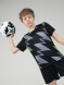 Детская футбольная форма FN Football Set Kid (Black/Grey)