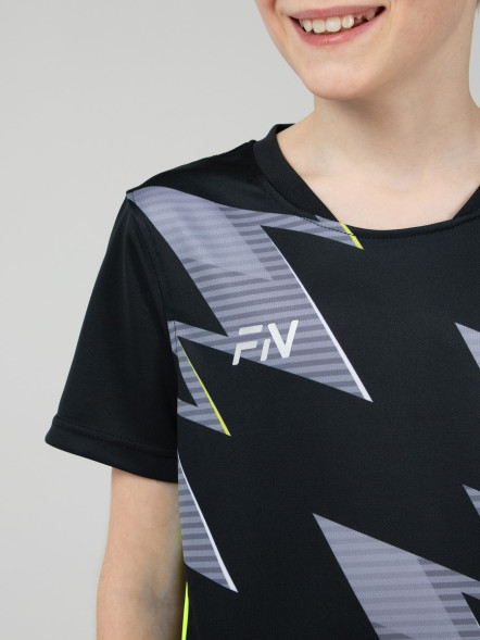 Детская футбольная форма FN Football Set Kid (Black/Grey)