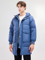 Пуховик KELME Mid Length Down Jacket Blue