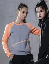 Свитшот KELME Pullover Sweater (Grey/Orange)