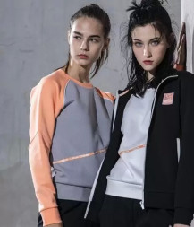 Свитшот KELME Pullover Sweater (Grey/Orange)