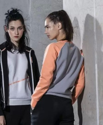 Свитшот KELME Pullover Sweater (Grey/Orange)