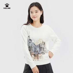 Свитшот KELME Round Neck Sweater White