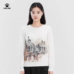Свитшот KELME Round Neck Sweater White