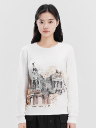 Свитшот KELME Round Neck Sweater White