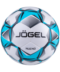 Мяч футбольный JOGEL Nueno №5, белый/голубой/черный