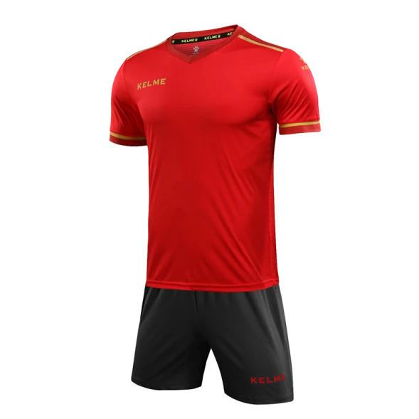 Футбольная форма KELME Football Suit (Red/Dark Grey)