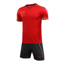 Футбольная форма KELME Football Suit (Red/Dark Grey)