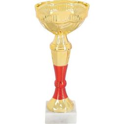 Кубок 152, зол., подставка камень, 18 х 8 х 5,2 см