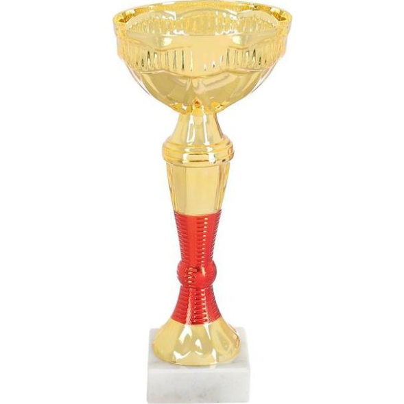 Кубок 152, зол., подставка камень, 18 х 8 х 5,2 см