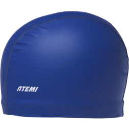 Шапочка для плавания Atemi relaxed silicone cap, полиэстер, Цвет: синий, FRSC1BE