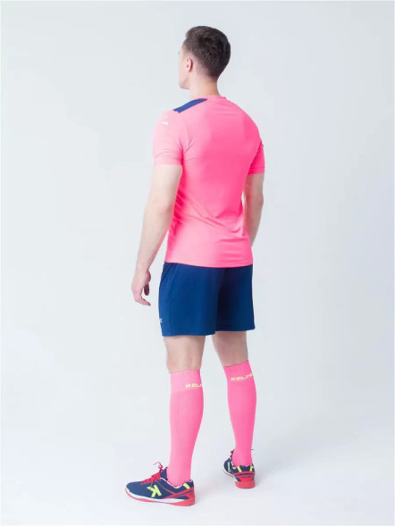 Футбольная форма KELME Short Sleeve Football Set (Pink/Dark Blue)