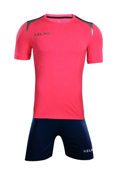 Футбольная форма KELME Short Sleeve Football Set (Pink/Dark Blue)